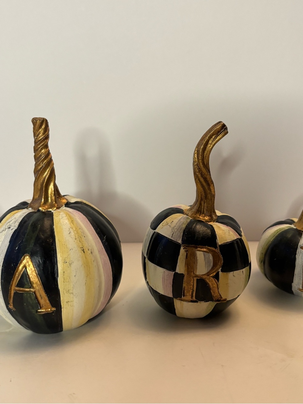 MacKenzie-Childs beware decor pumpkins - Picture 5 of 8